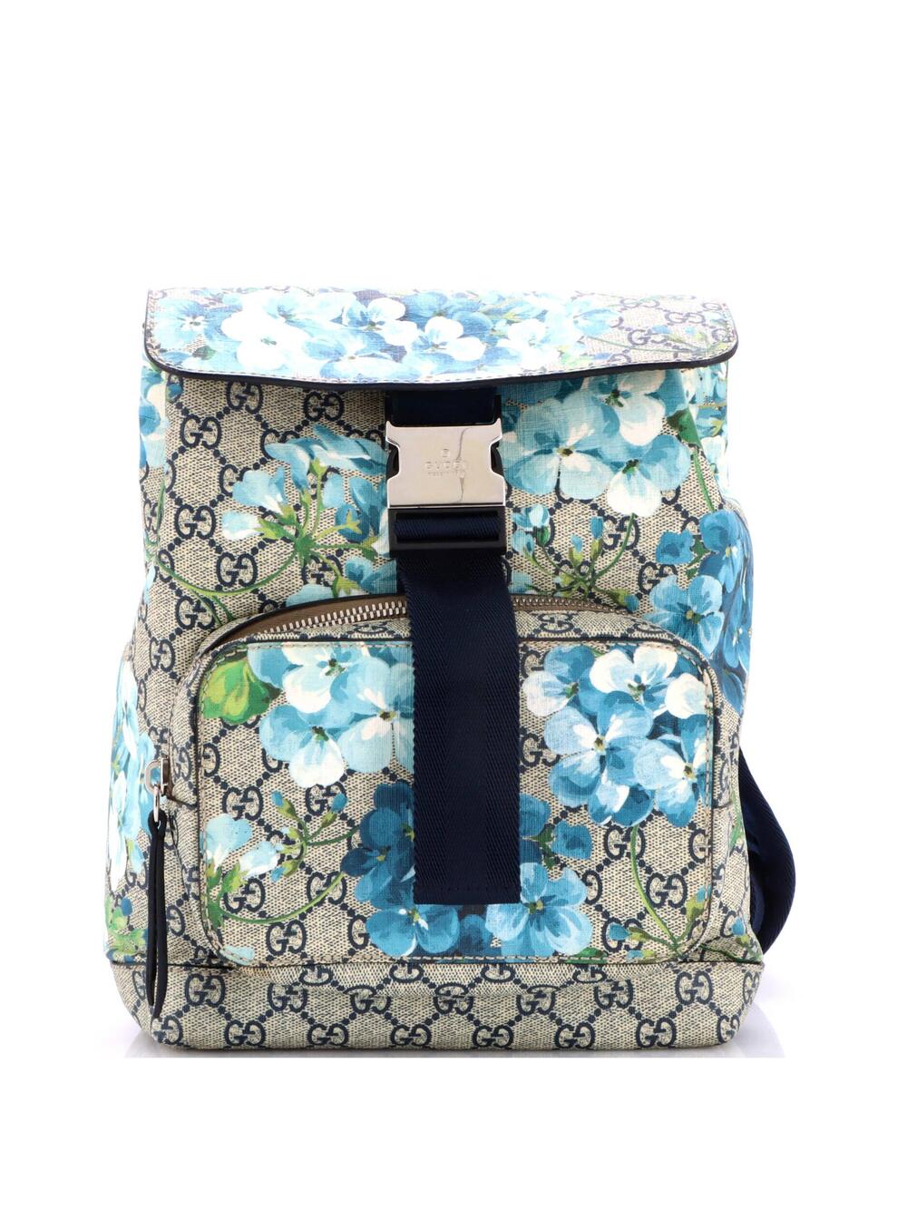 Gucci Buckle Backpack Blooms Print Gg #340733G13B
